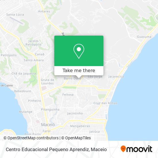 Mapa Centro Educacional Pequeno Aprendiz