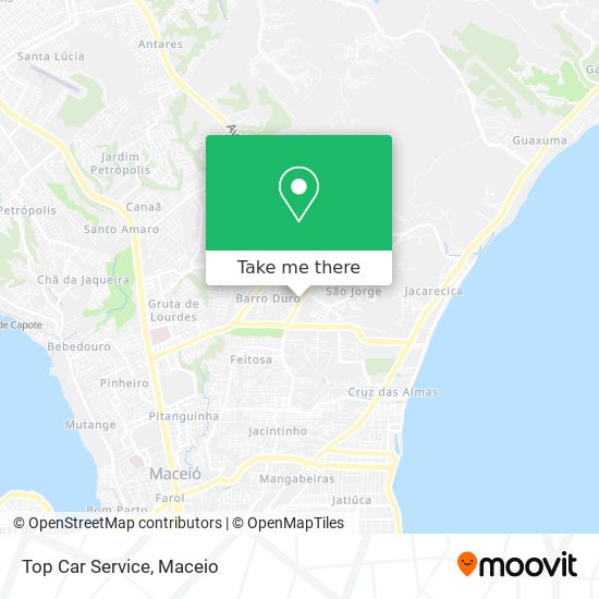 Top Car Service map