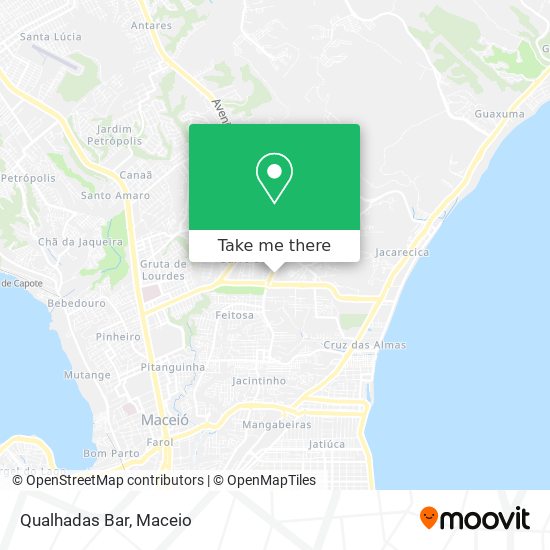 Qualhadas Bar map