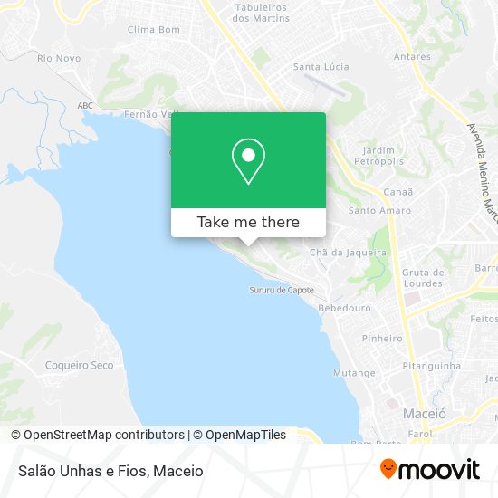 Salão Unhas e Fios map