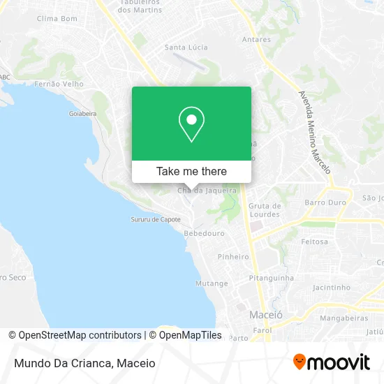 Mundo Da Crianca map