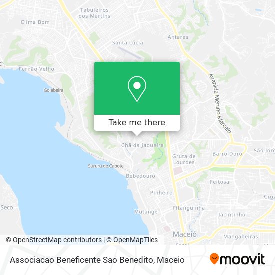 Associacao Beneficente Sao Benedito map