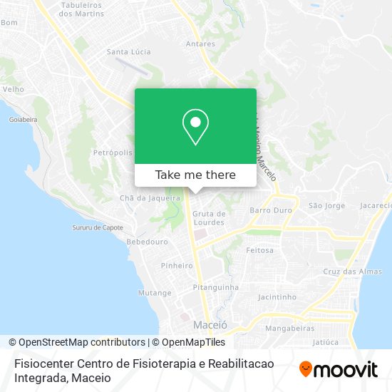 Fisiocenter Centro de Fisioterapia e Reabilitacao Integrada map