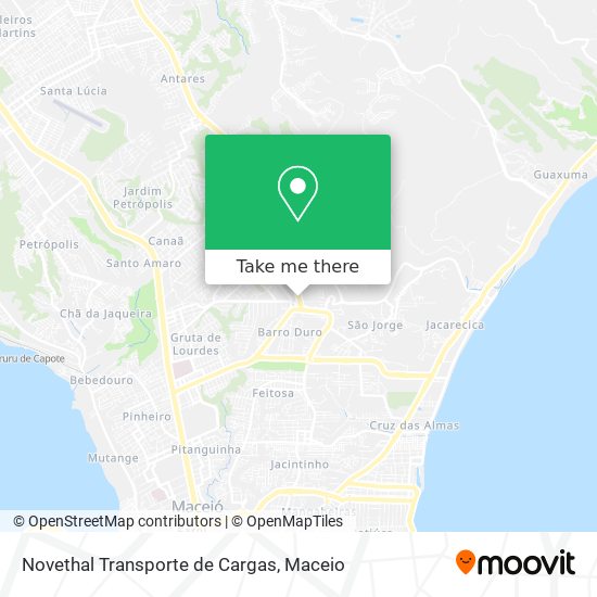 Novethal Transporte de Cargas map