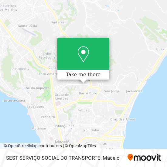 SEST SERVIÇO SOCIAL DO TRANSPORTE map