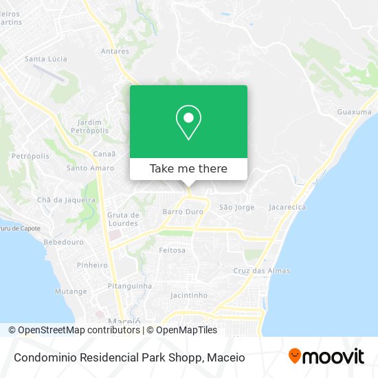 Mapa Condominio Residencial Park Shopp