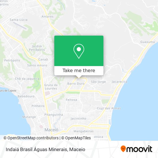 Indaiá Brasil Águas Minerais map