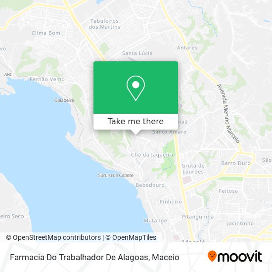 Farmacia Do Trabalhador De Alagoas map