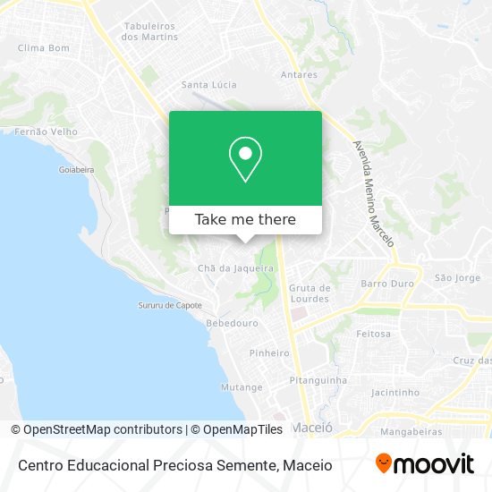 Centro Educacional Preciosa Semente map