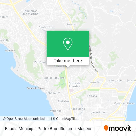 Escola Municipal Padre Brandão Lima map