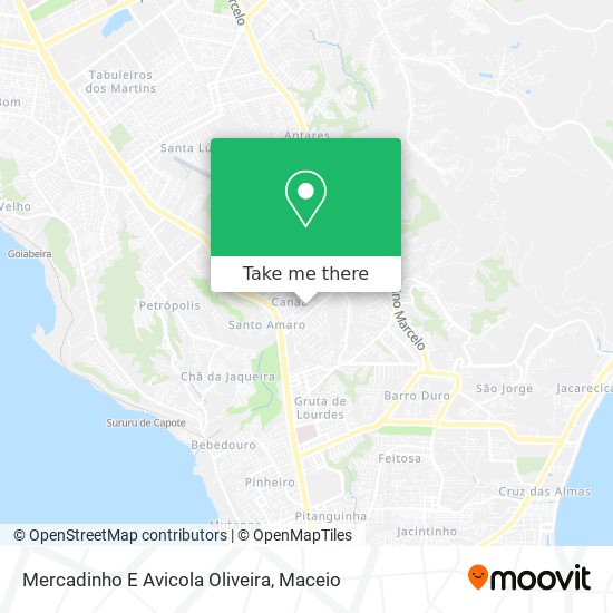Mercadinho E Avicola Oliveira map