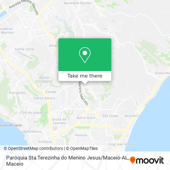 Paróquia Sta.Terezinha do Menino Jesus / Maceió-AL map