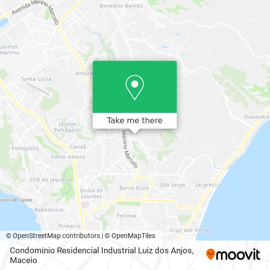 Condomínio Residencial Industrial Luiz dos Anjos map