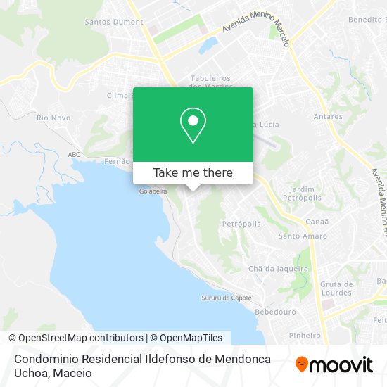 Condominio Residencial Ildefonso de Mendonca Uchoa map