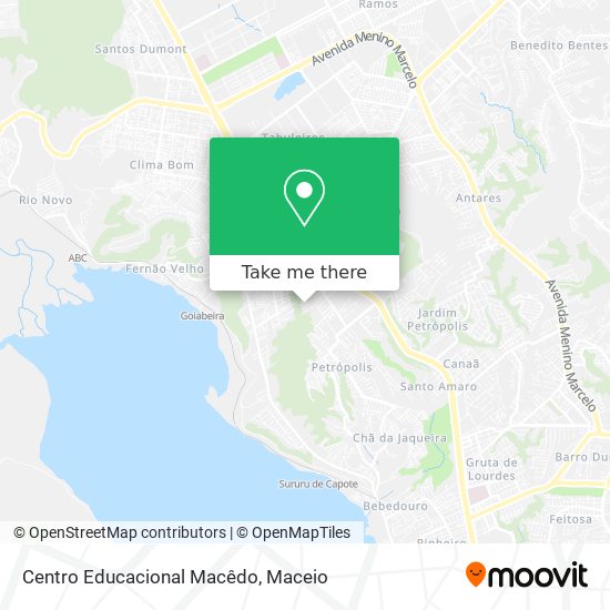 Centro Educacional Macêdo map