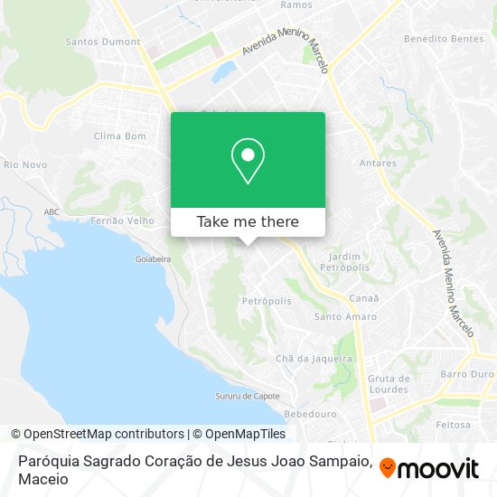 Paróquia Sagrado Coração de Jesus Joao Sampaio map