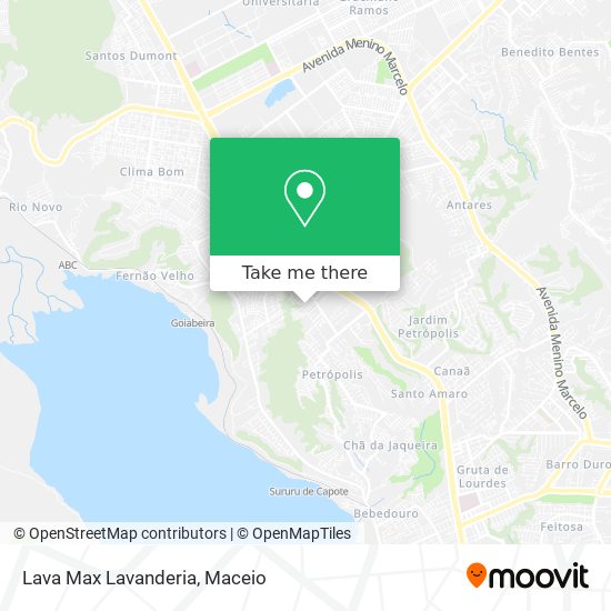 Mapa Lava Max Lavanderia