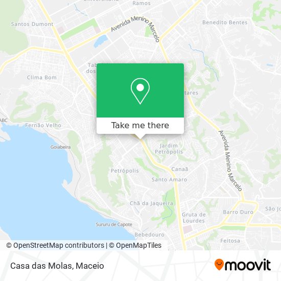 Casa das Molas map