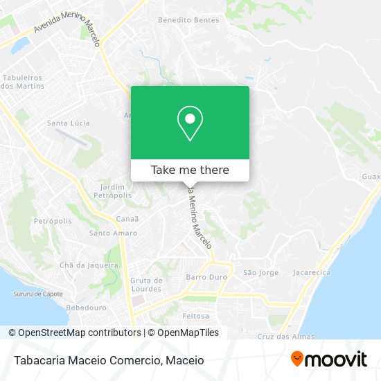 Mapa Tabacaria Maceio Comercio