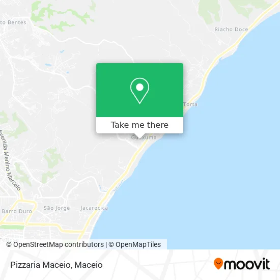 Pizzaria Maceio map
