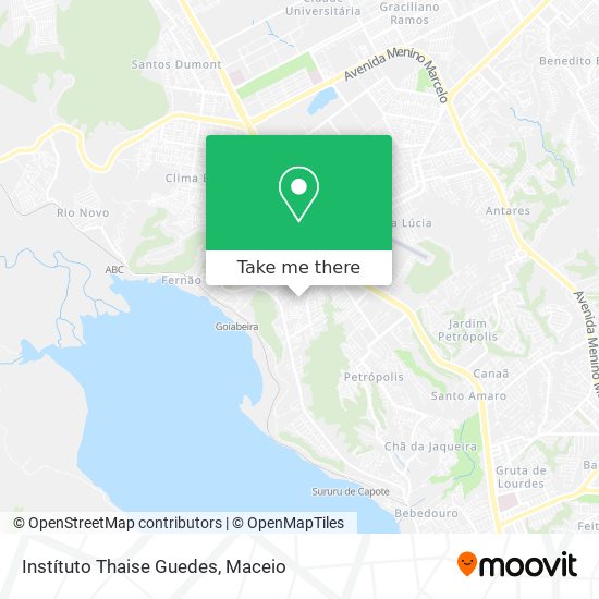Instítuto Thaise Guedes map