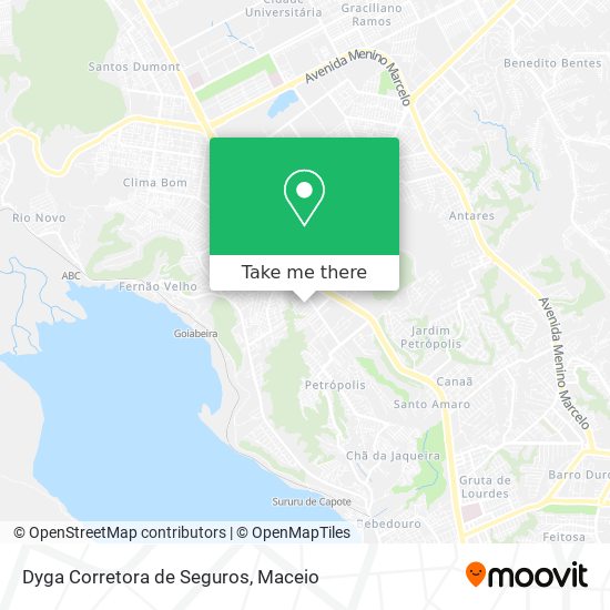Dyga Corretora de Seguros map