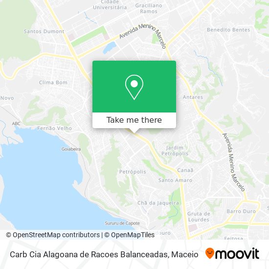 Carb Cia Alagoana de Racoes Balanceadas map