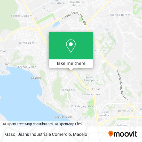 Gasol Jeans Industria e Comercio map