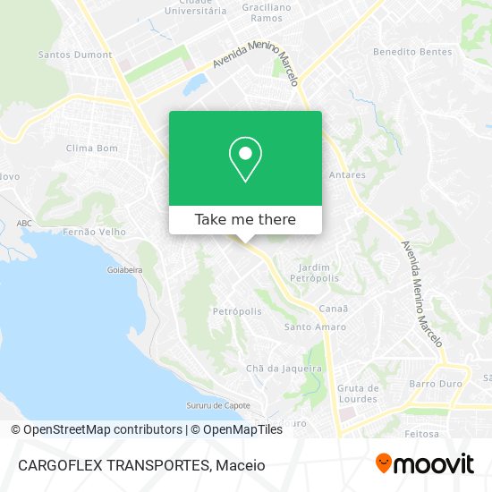 Mapa CARGOFLEX TRANSPORTES