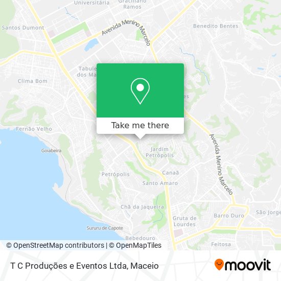 T C Produções e Eventos Ltda map