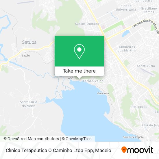 Clínica Terapêutica O Caminho Ltda Epp map