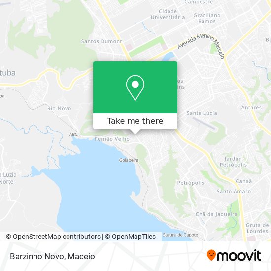 Barzinho Novo map