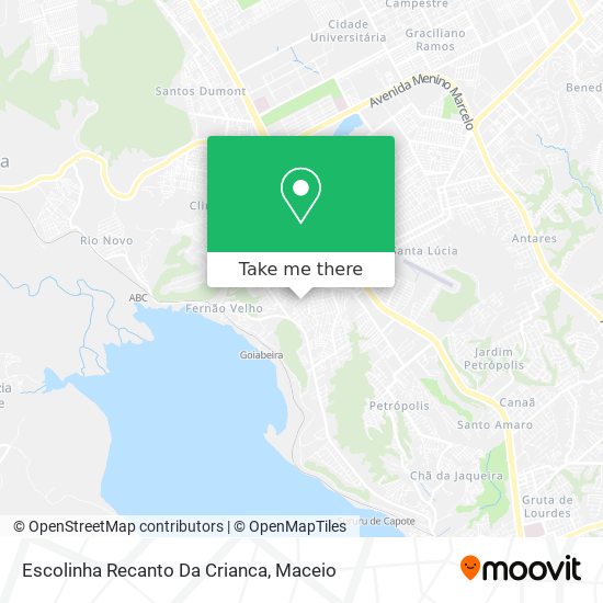 Escolinha Recanto Da Crianca map