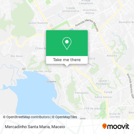 Mercadinho Santa Maria map