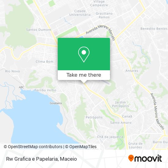 Rw Grafica e Papelaria map
