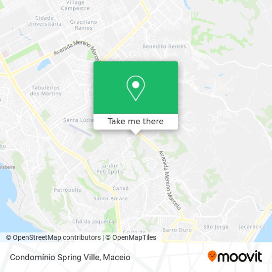 Condomínio Spring Ville map
