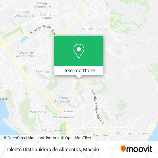 Talento Distribuidora de Alimentos map