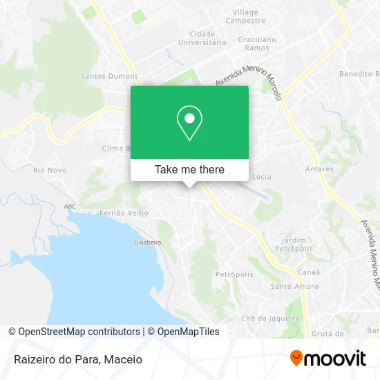 Raizeiro do Para map