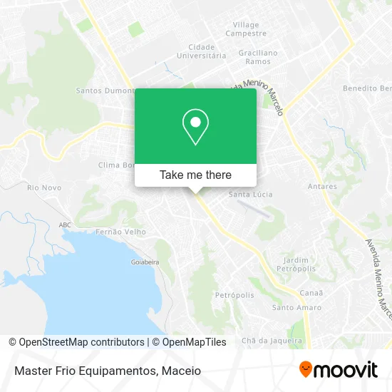 Master Frio Equipamentos map