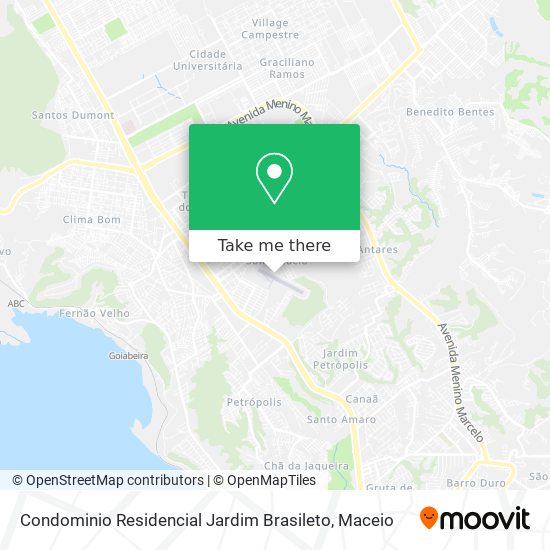 Condominio Residencial Jardim Brasileto map