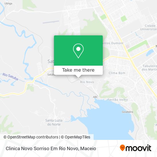 Mapa Clinica Novo Sorriso Em Rio Novo