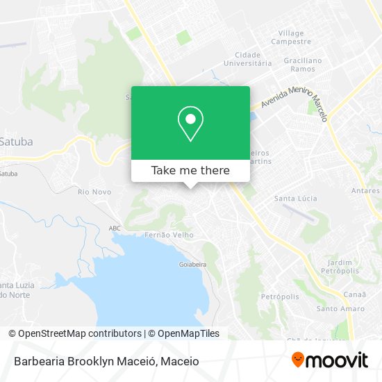 Mapa Barbearia Brooklyn Maceió