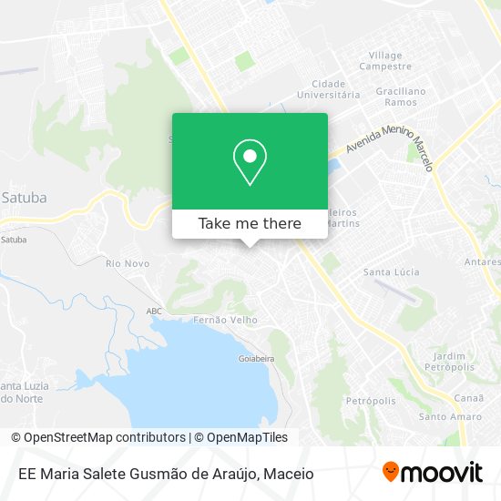 Mapa EE Maria Salete Gusmão de Araújo