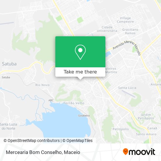 Mercearia Bom Conselho map