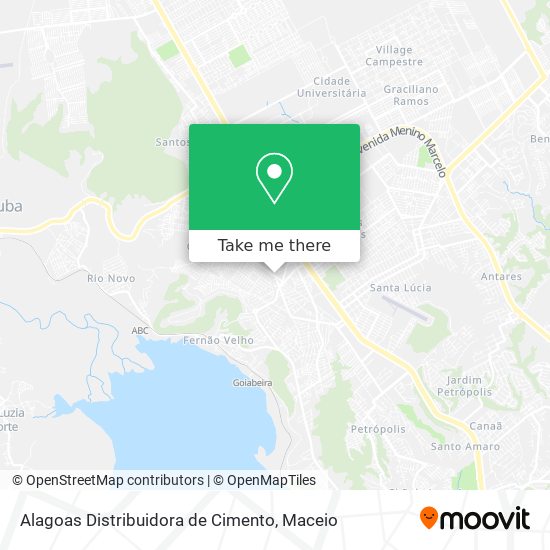 Alagoas Distribuidora de Cimento map