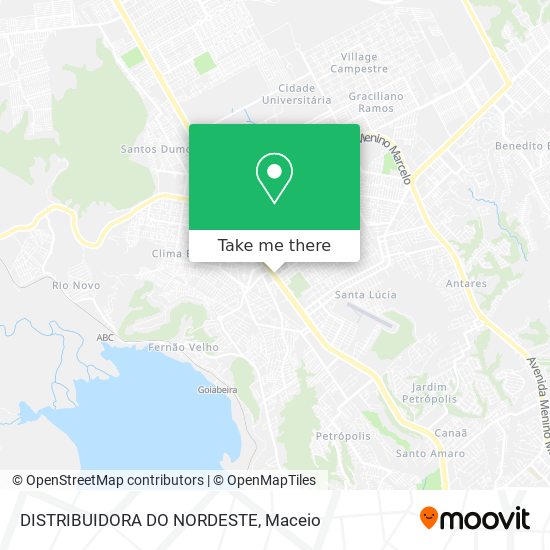 DISTRIBUIDORA DO NORDESTE map