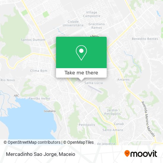 Mercadinho Sao Jorge map