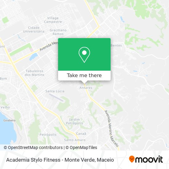 Academia Stylo Fitness - Monte Verde map