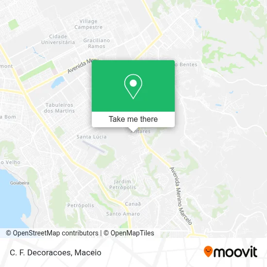 C. F. Decoracoes map