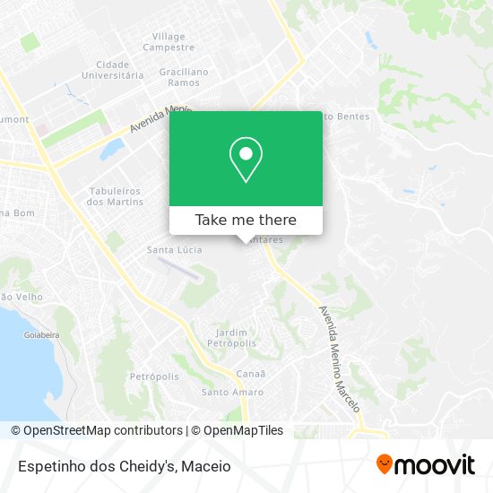 Espetinho dos Cheidy's map